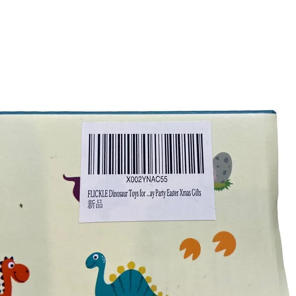 New in Box Fickle Brand‎ Lot Of Pull Back Cars and Dinosaurs